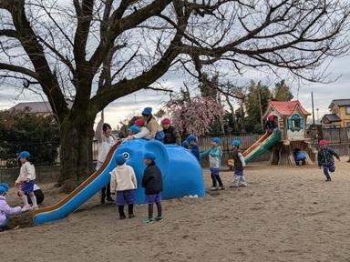 外遊びと全園体育